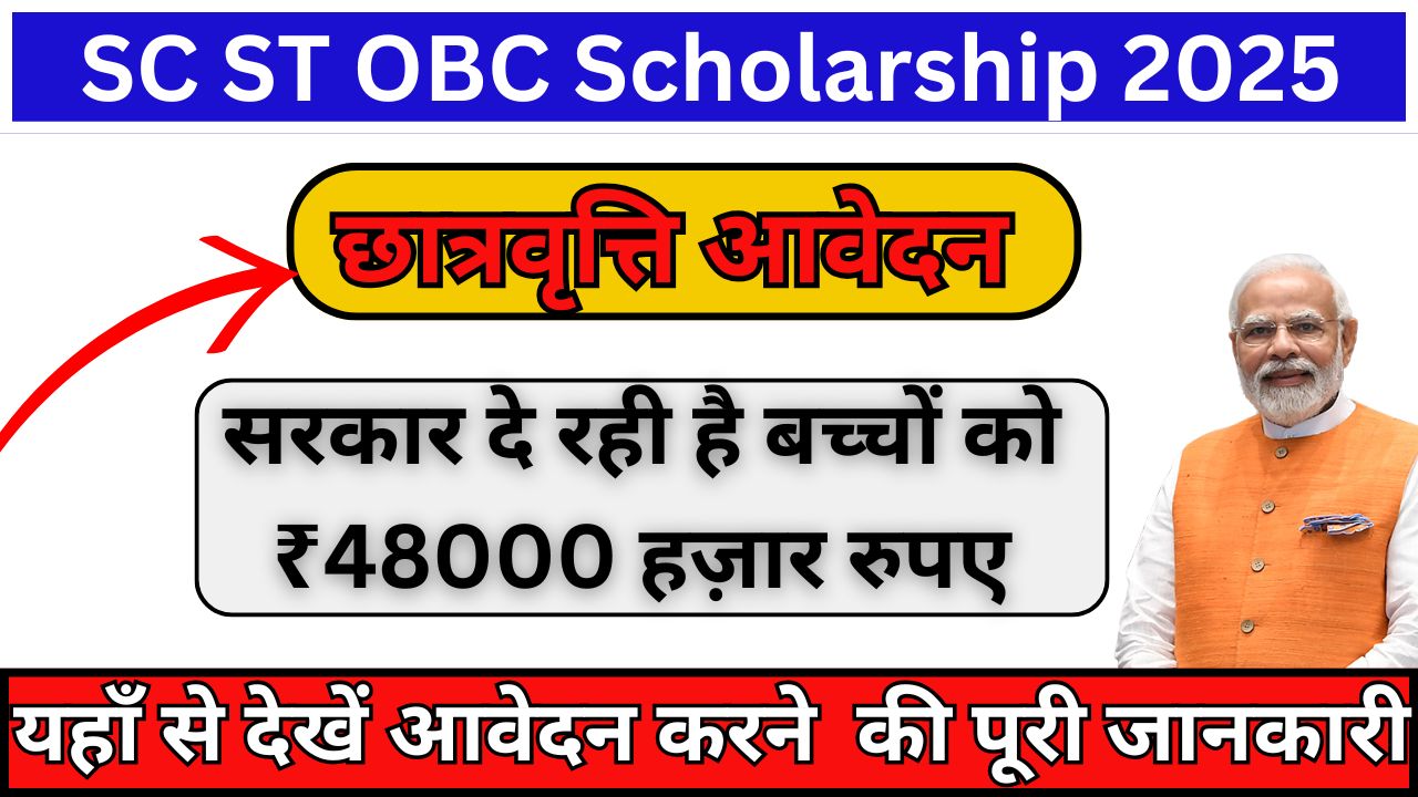 SC ST OBC Scholarship 2025