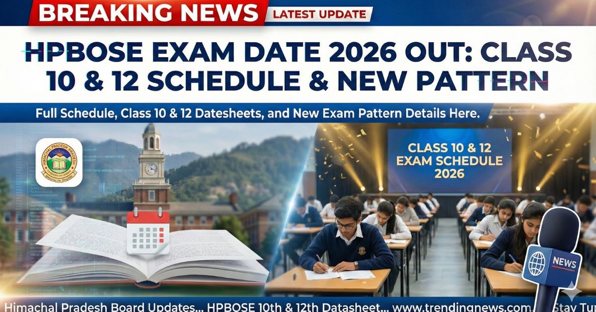 HPBOSE Exam Date 2026