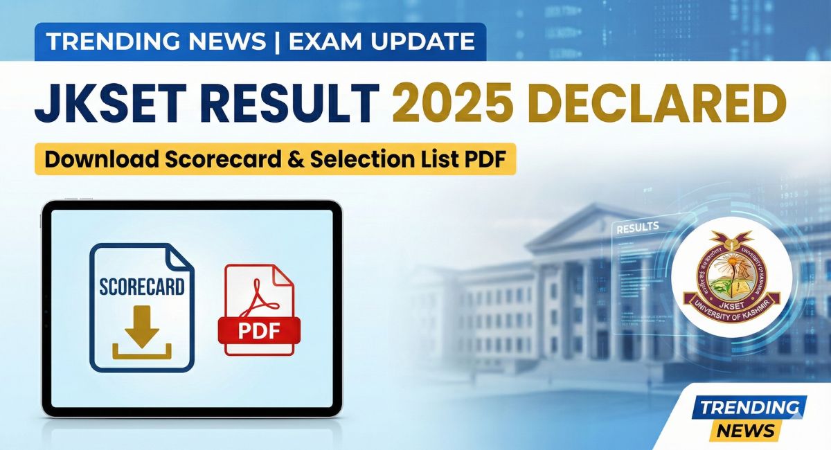 JKSET Result 2025
