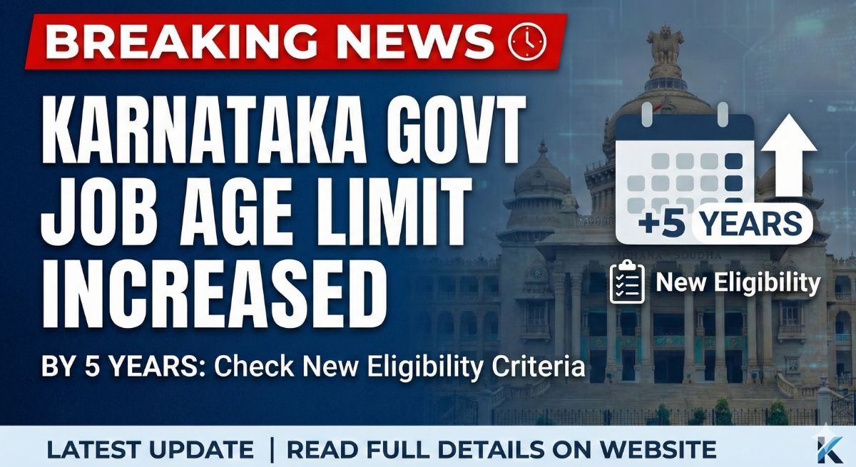 Karnataka Govt Job Age