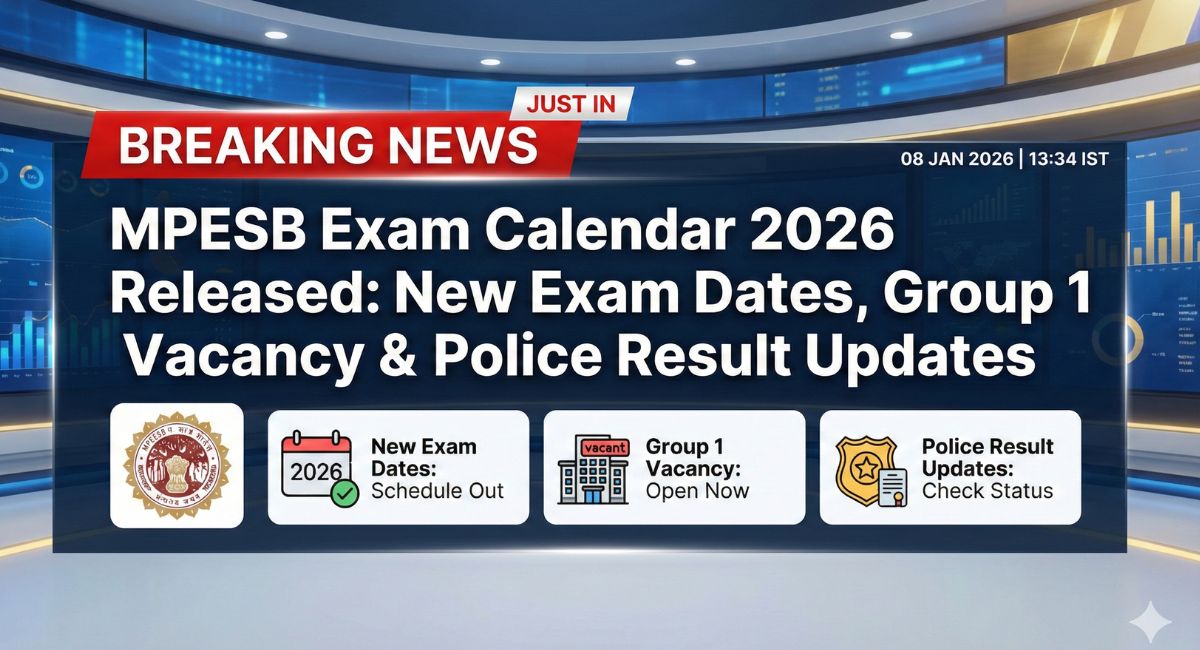 MPESB Exam Calendar 2026