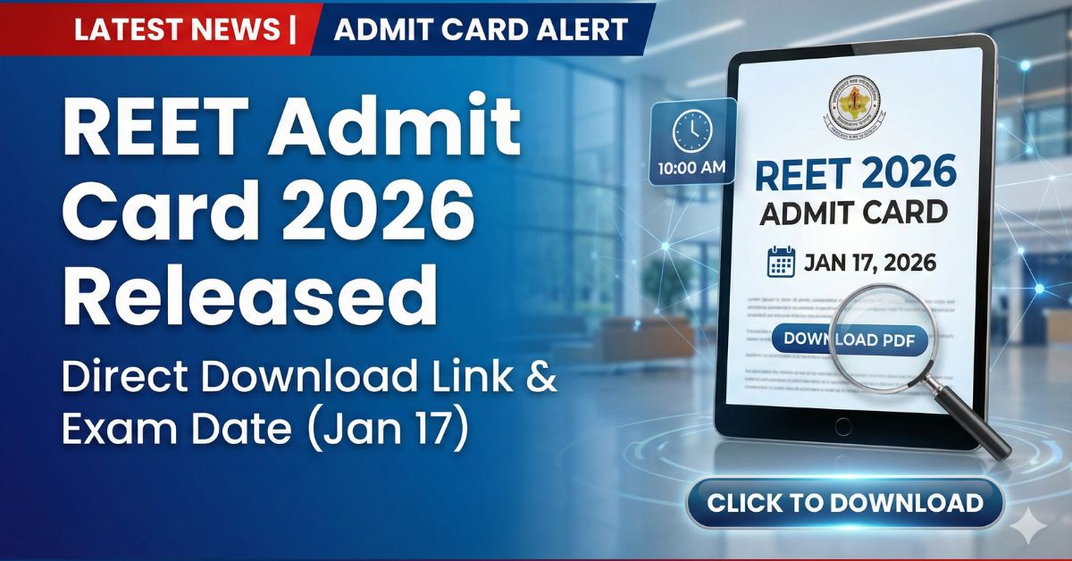 REET Admit Card