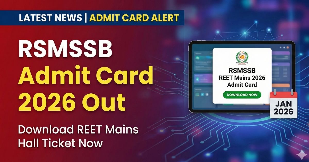 RSMSSB Admit Card