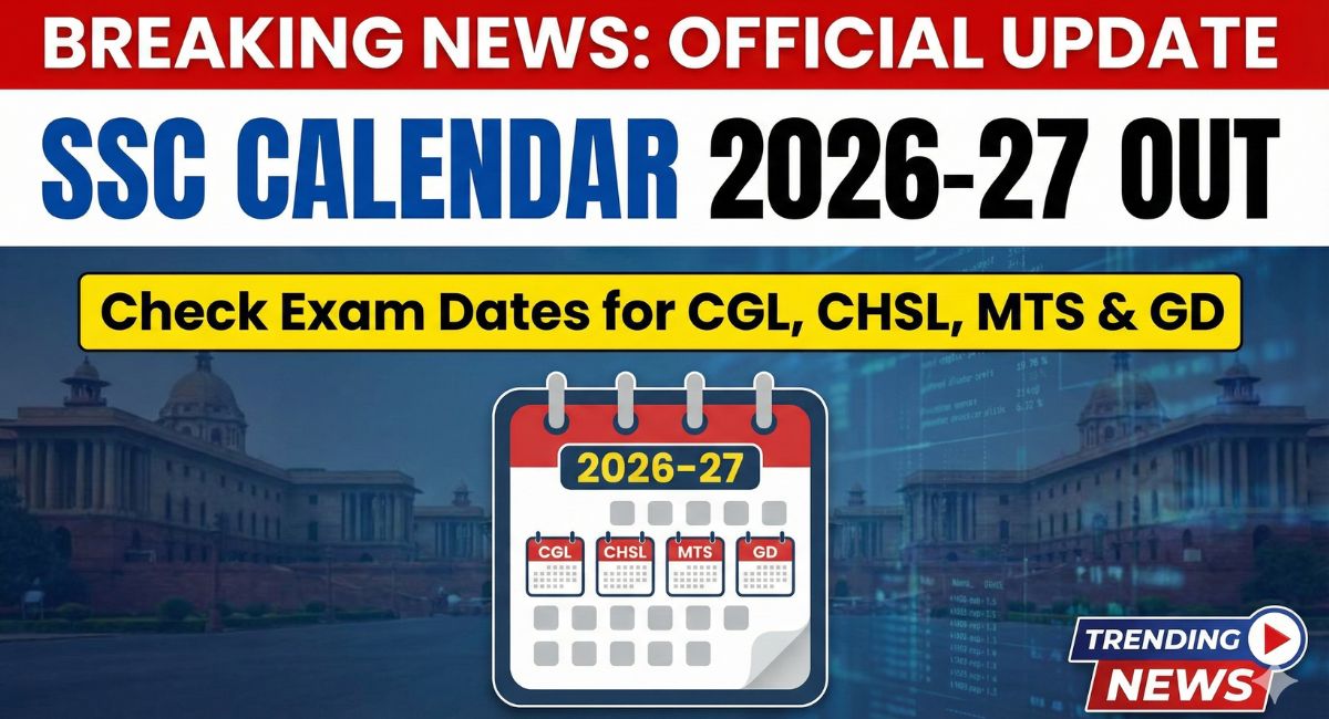 SSC Calendar 2026-27 Out