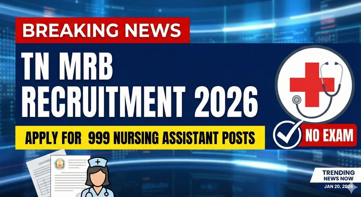 TN MRB Recruitment 2026