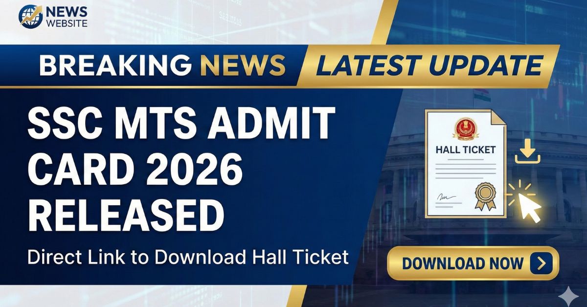 SSC MTS Admit Card 2026